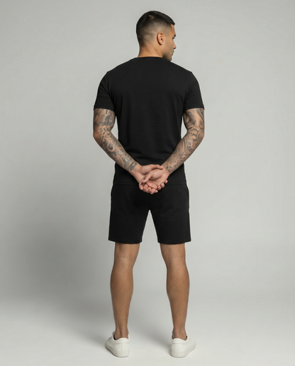 Capri Casual Short Set - Black