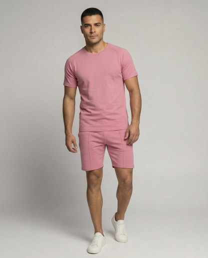 Capri Casual Short Set - Pink