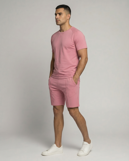 Capri Casual Short Set - Pink