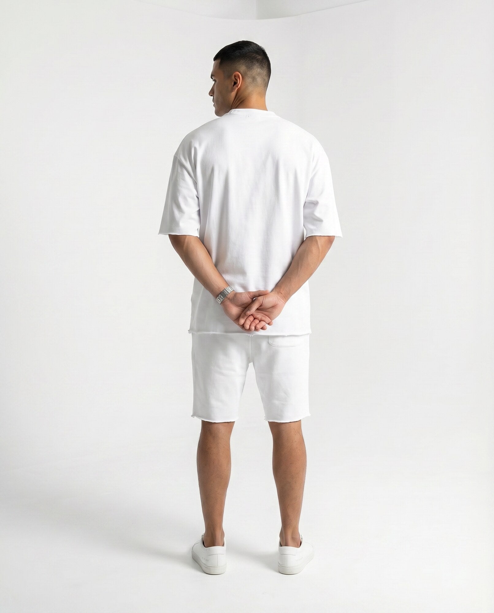 Monaco Oversize Shorts Set - White